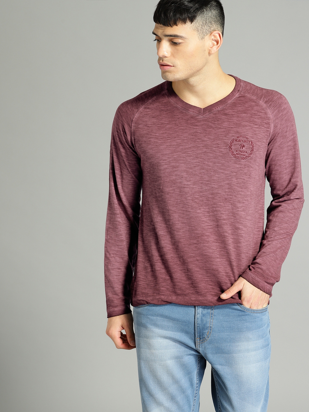 magenta t shirt mens
