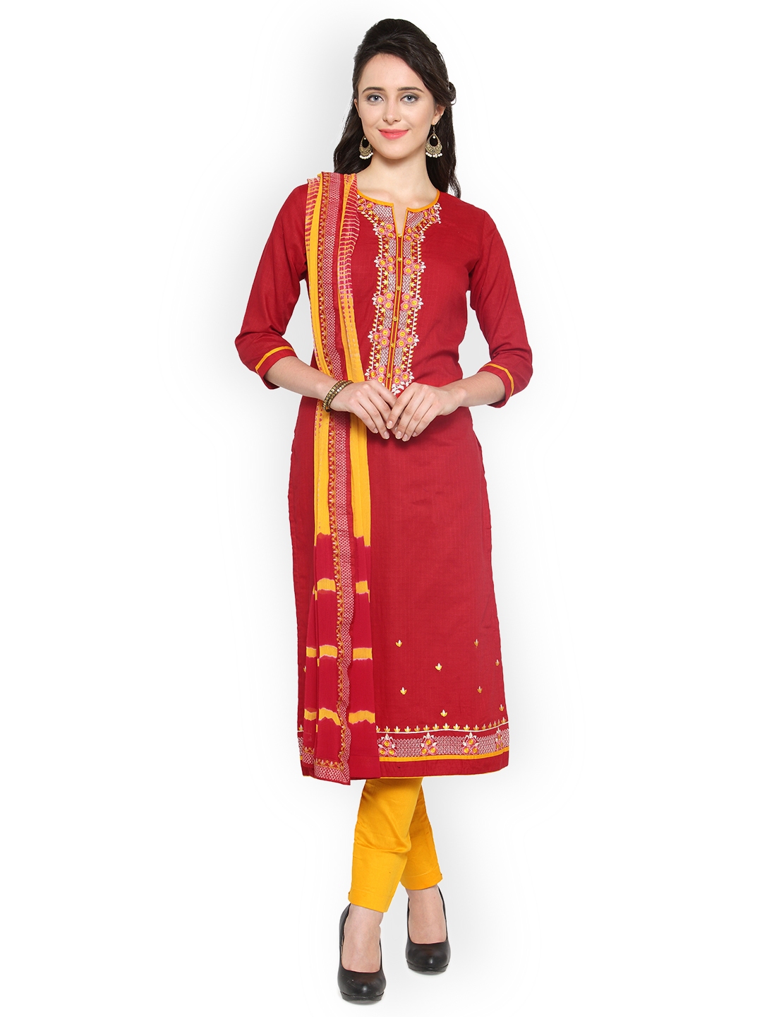 cotton gown on myntra
