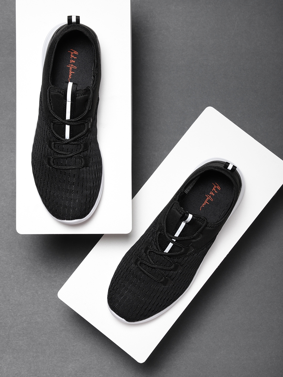 mast and harbour black sneakers