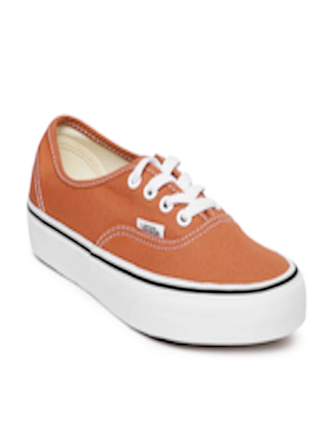 Buy Vans Unisex Orange Authentic Sneakers Casual Shoes