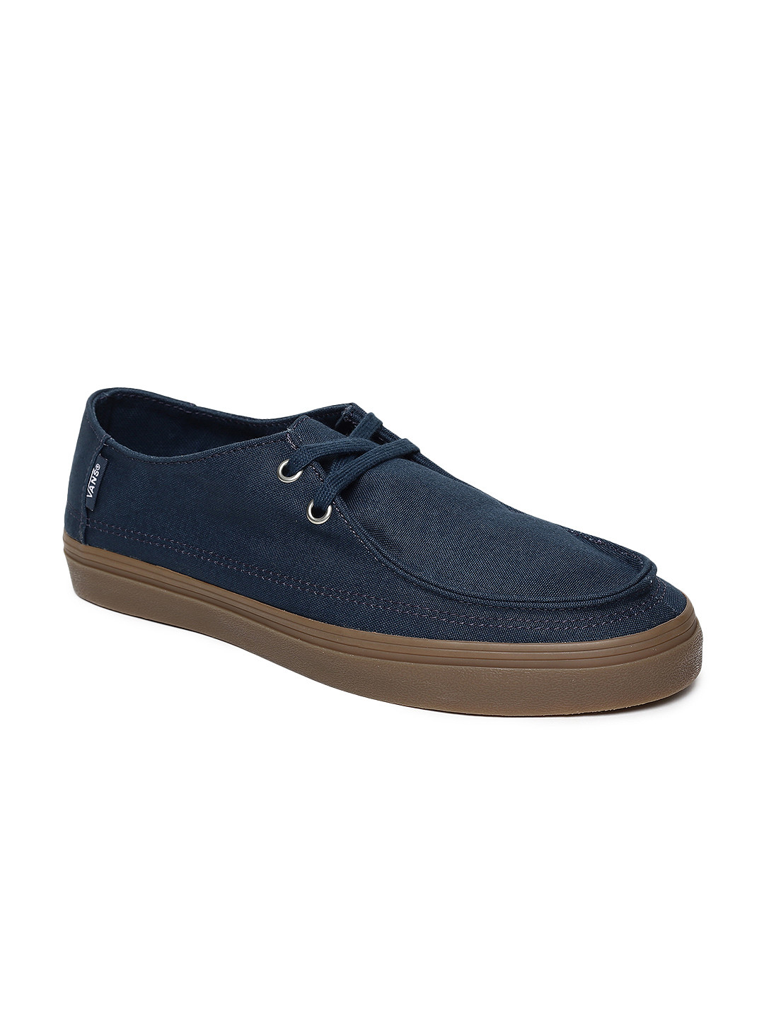slip on navy blue sneakers