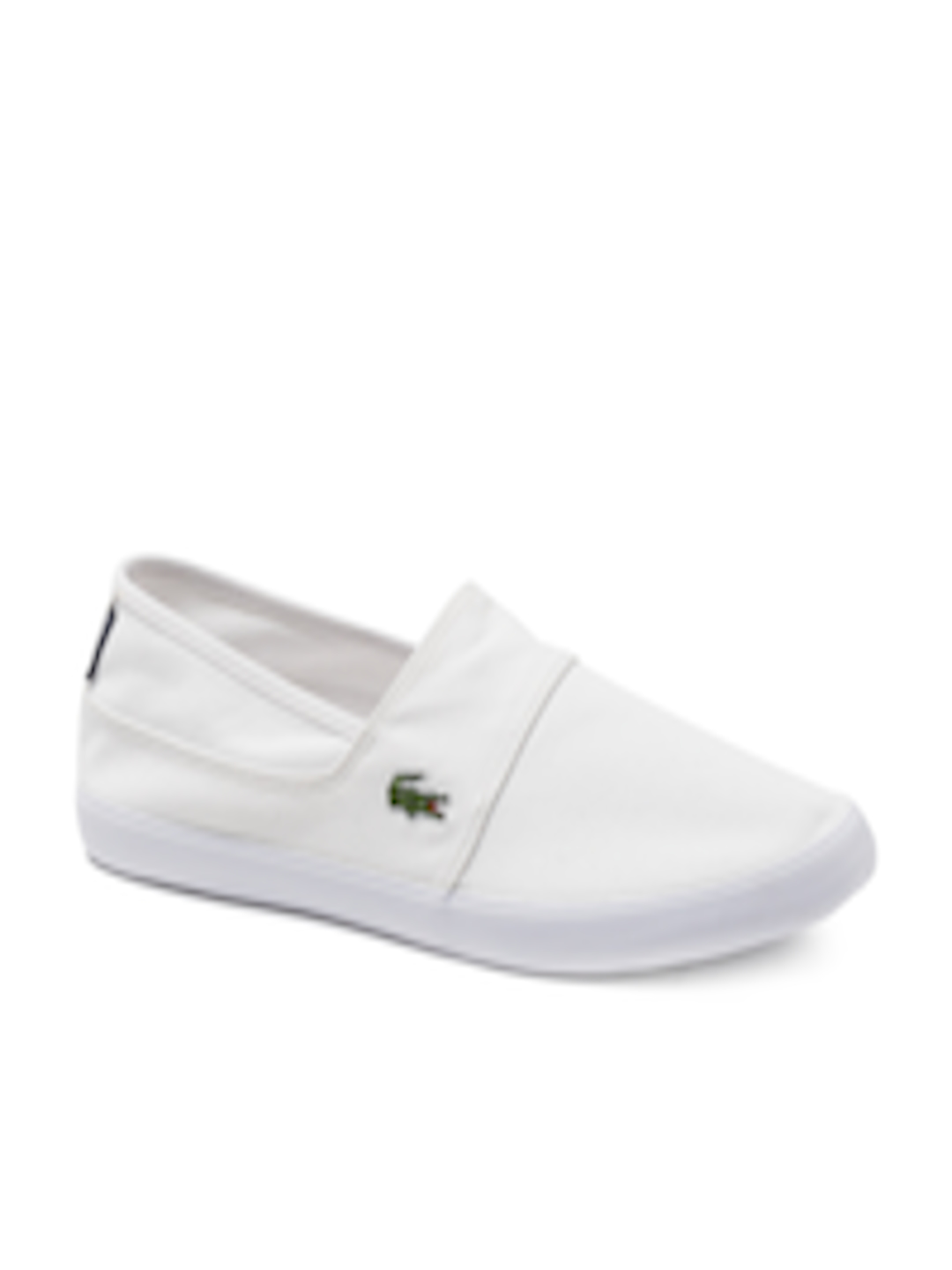 Buy Lacoste Men White Slip On Shoes - Casual Shoes for Men 4304640 | Myntra