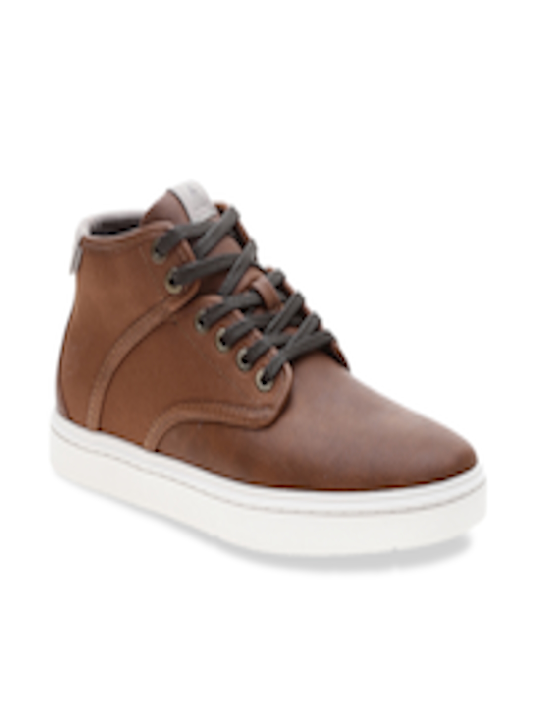 Buy ALDO Men Brown Solid Sneakers - Casual Shoes for Men 4319289 | Myntra