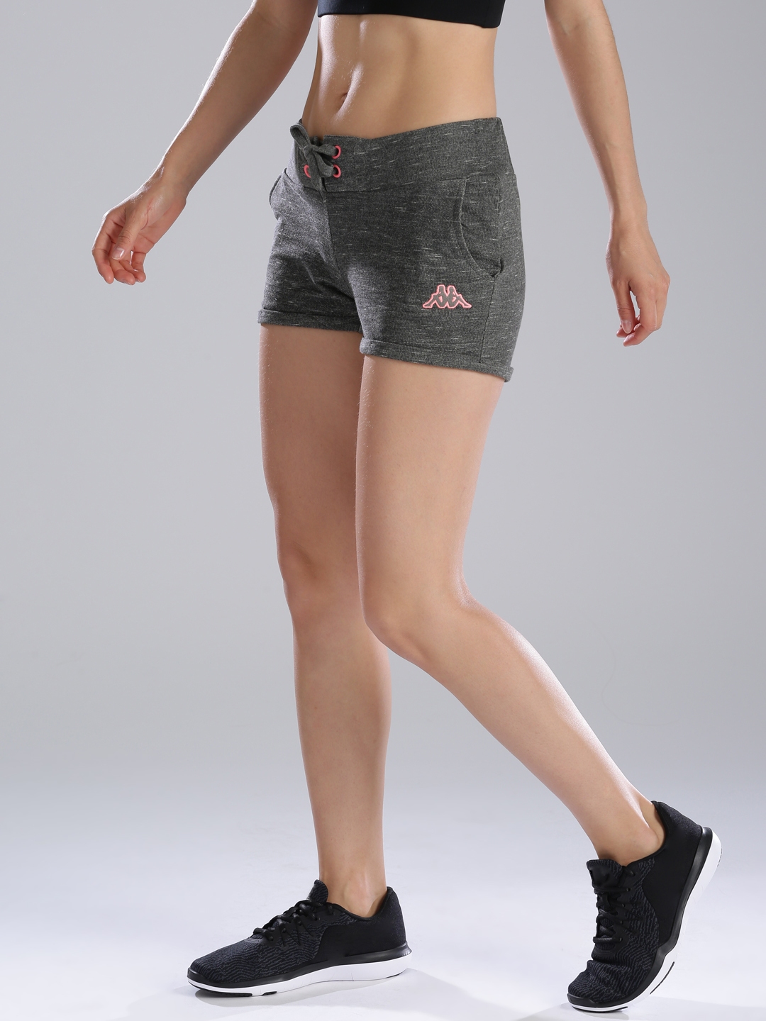 grey kappa shorts