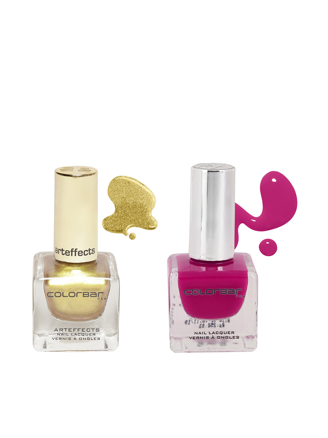 Buy Colorbar Pack Of 2 Nail Paint Nail Polish for Women 4324242 Myntra