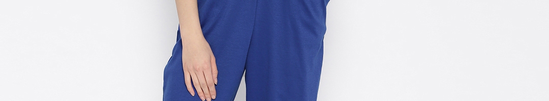 Buy Global Desi Blue Solid Basic Jumpsuit - Jumpsuit for Women 4325582 ...