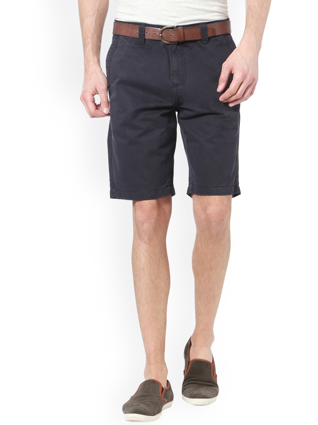 Buy People Men Black Solid Regular Fit Regular Shorts Shorts for Men