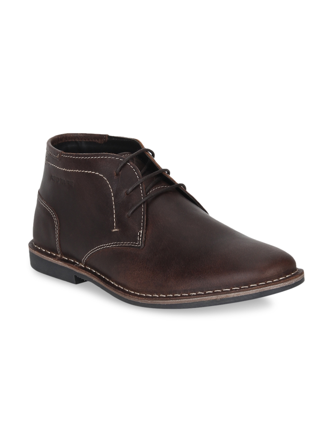 red tape mid top flat boots