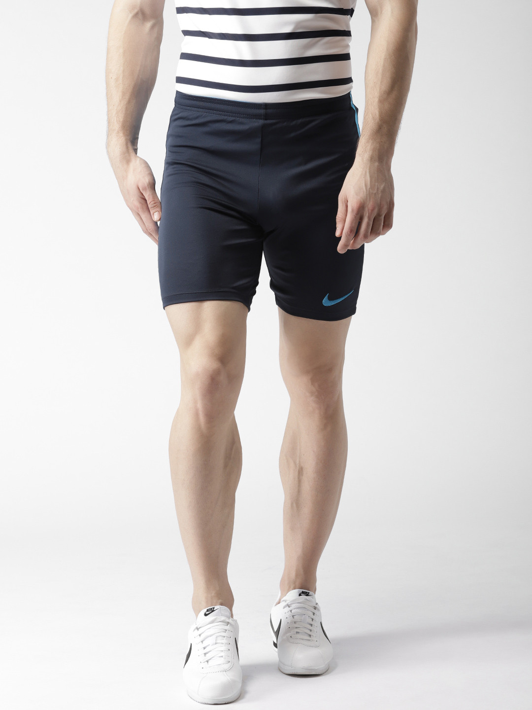 Buy Nike Men Navy Blue AS Dry ACDMY Solid Football Shorts Shorts for Men 4368635 Myntra