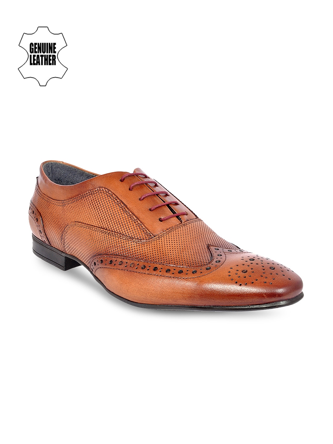 allen cooper tan formal shoes