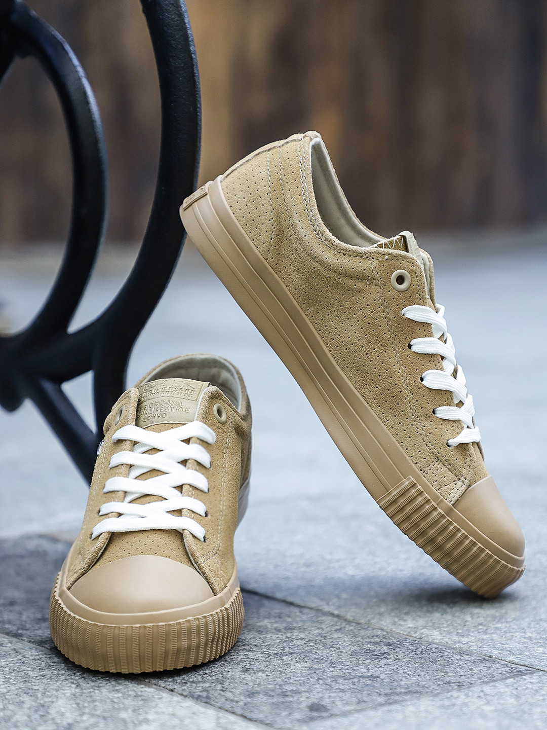 Buy BRITISH KNIGHTS Men Brown Nubuck Leather Sneakers Buy BRITISH KNIGHTS Men Brown Nubuck Leather Sneakers