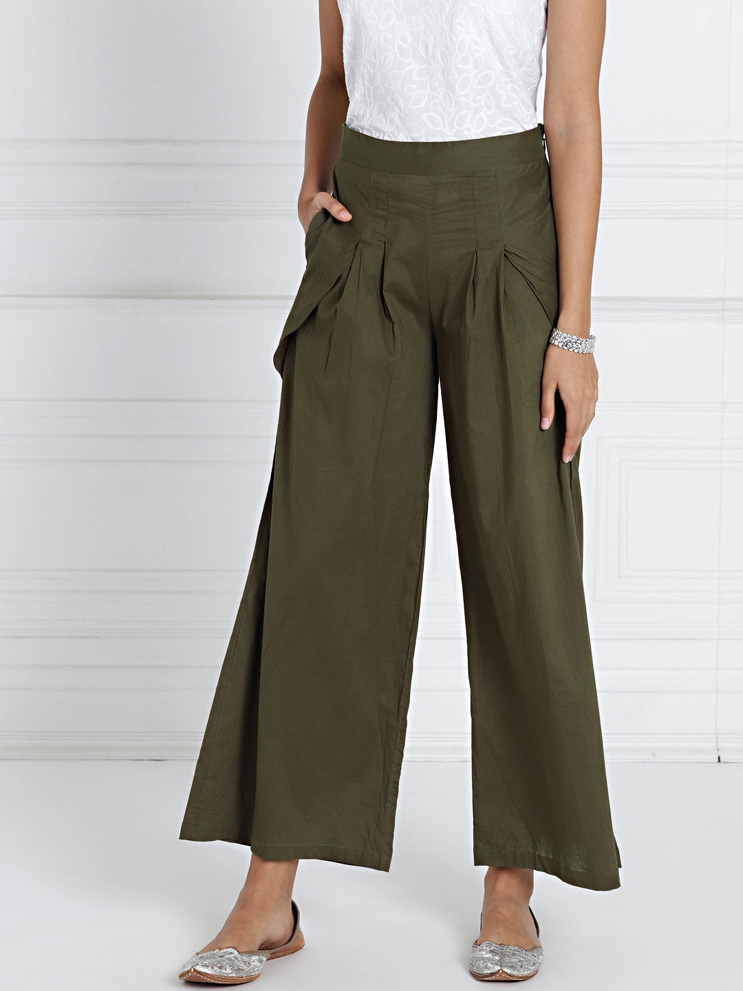 olive green harem pants
