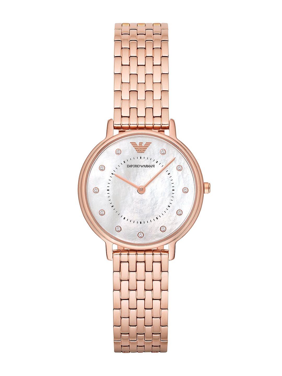 Buy Emporio Armani Women Rose Gold Analogue Watch AR11006 - Watches for ...