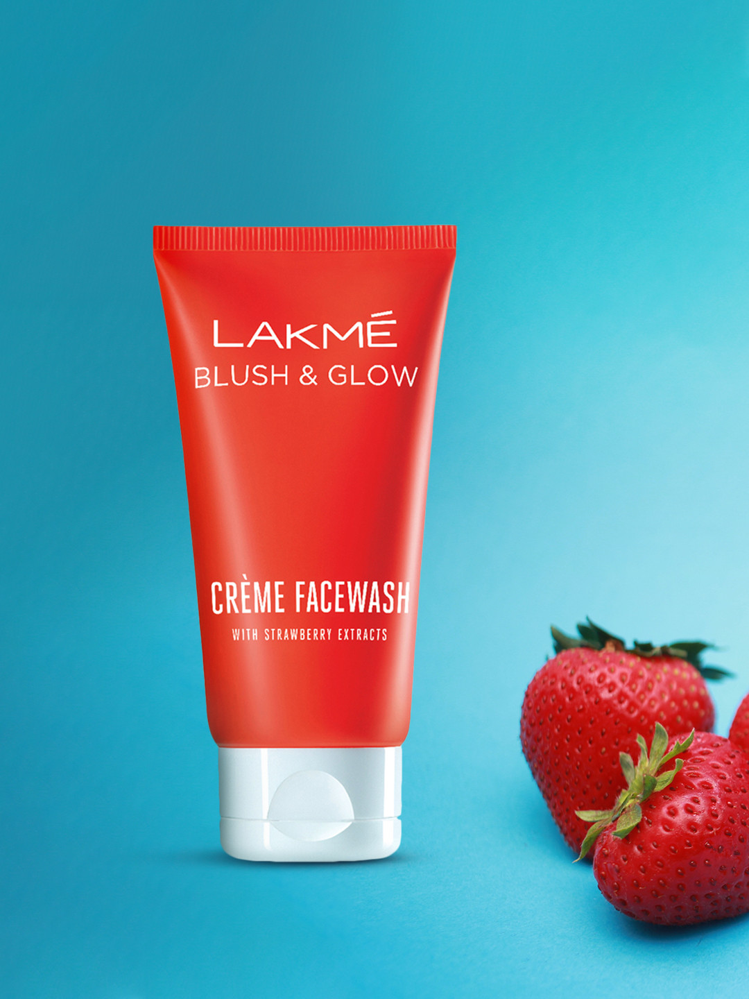 Buy Lakme Blush & Glow Strawberry Creme Face Wash With Strawberry