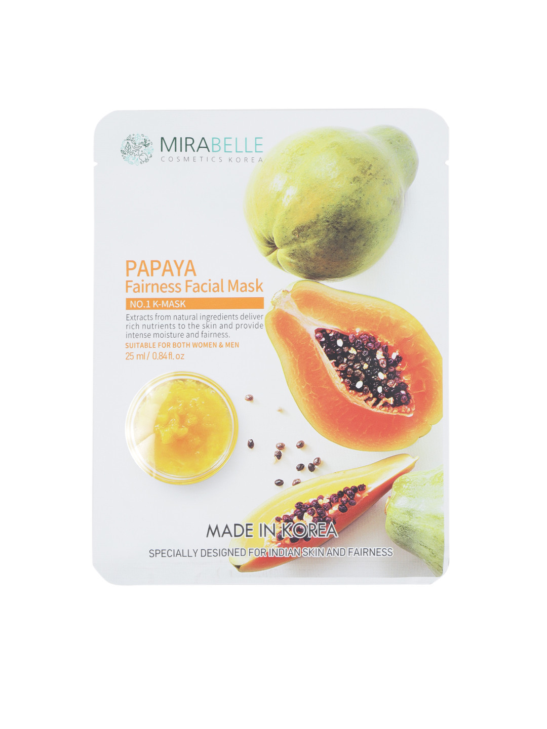 Buy MIRABELLE Korea Papaya Fairness Facial Mask Mask And Peel for