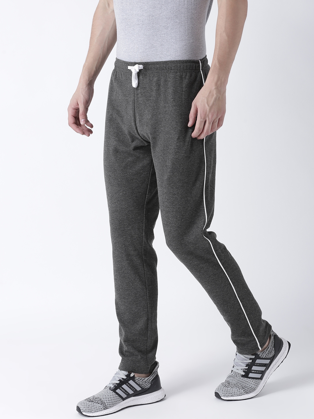 charcoal track pants