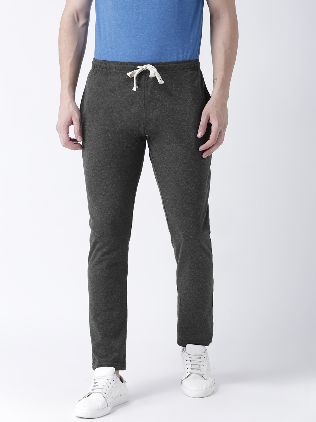 charcoal track pants