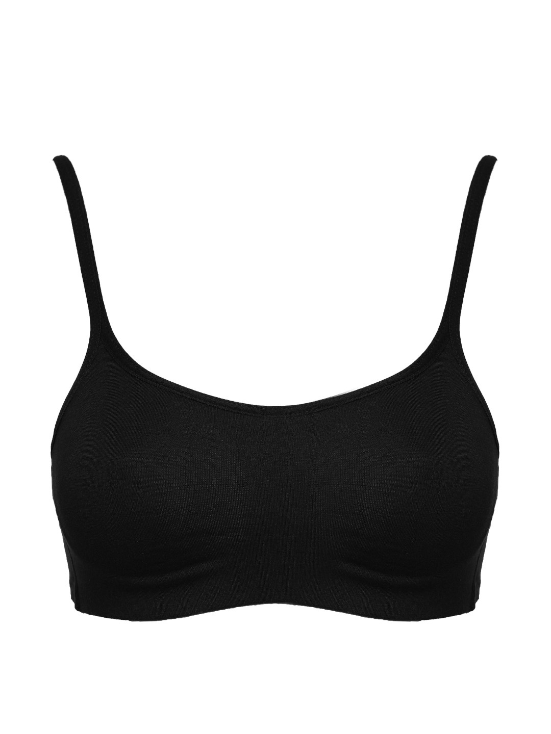 Buy Jockey Black Solid Non Wired Non Padded Camisole Bra SS12 0105