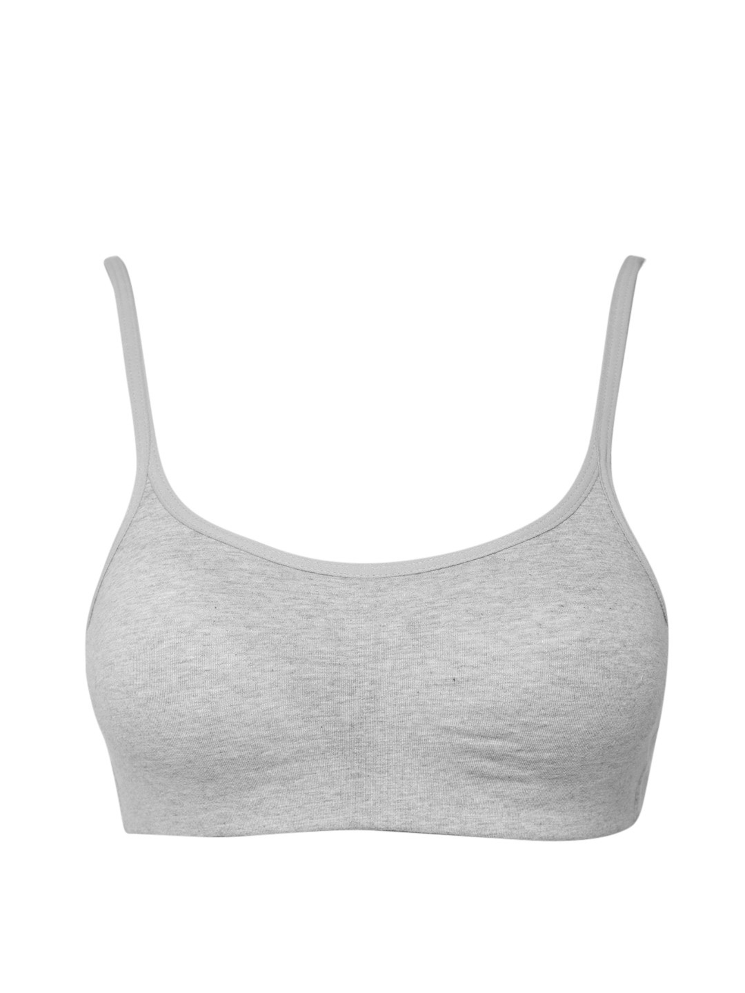 Buy Jockey Grey Melange Solid Non Wired Non Padded Camisole Bra SS12