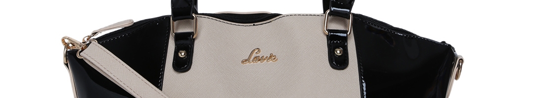 Buy Lavie Beige & Black Colourblocked Shoulder Bag - Handbags for Women 4443947 | Myntra