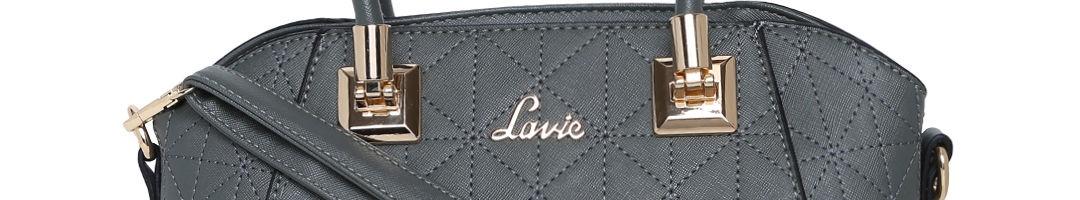 Buy Lavie Grey Solid Handbag - Handbags for Women 4444009 | Myntra