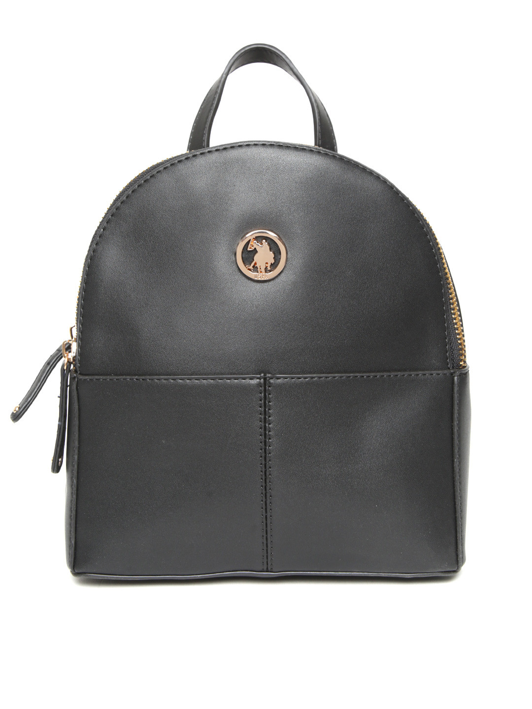 Buy U.S. Polo Assn. Women Women Black Solid Backpack Backpacks for
