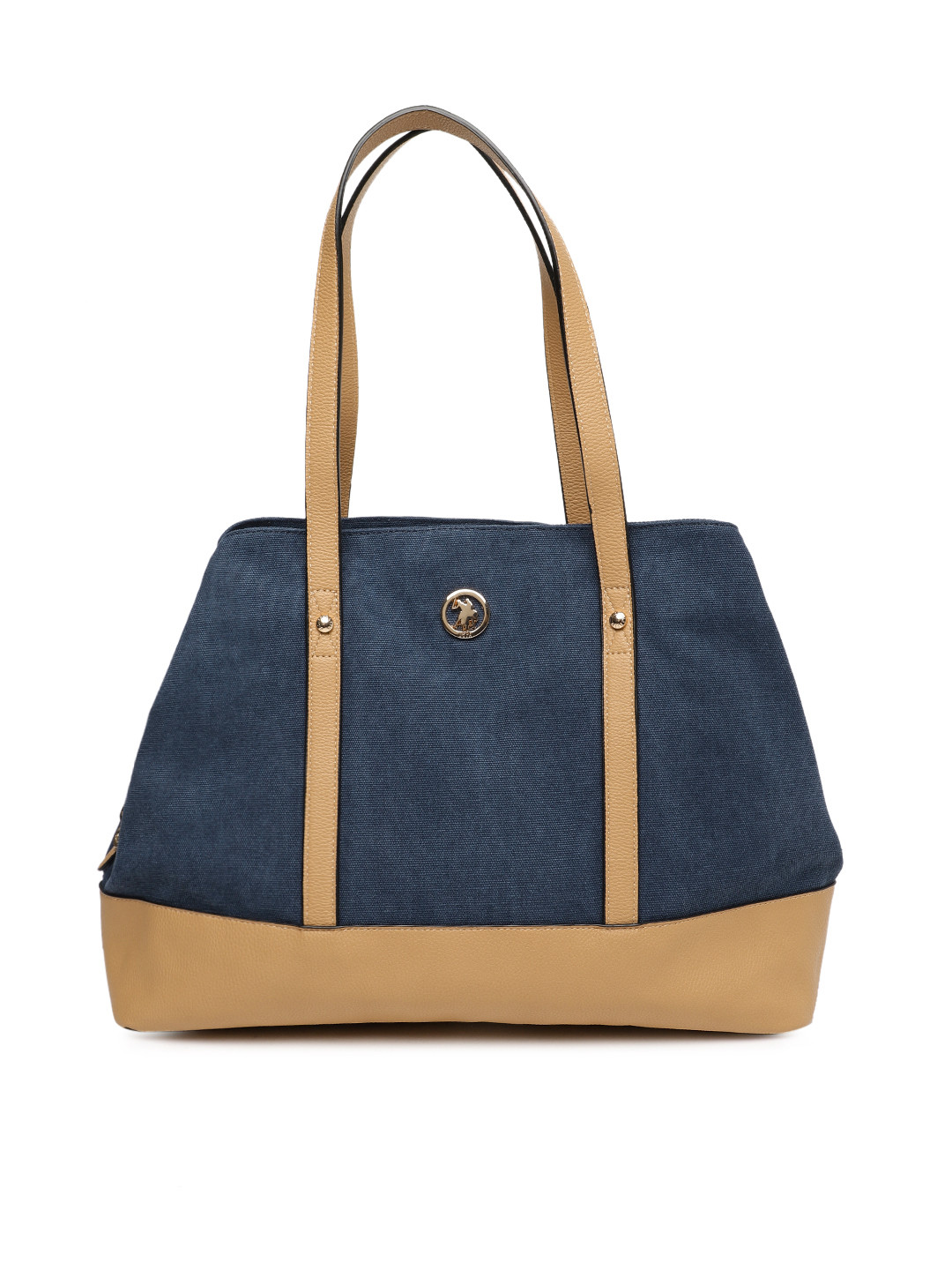 Buy U.S. Polo Assn. Women Blue Colourblocked Shoulder Bag Handbags for Women 4445454 Myntra