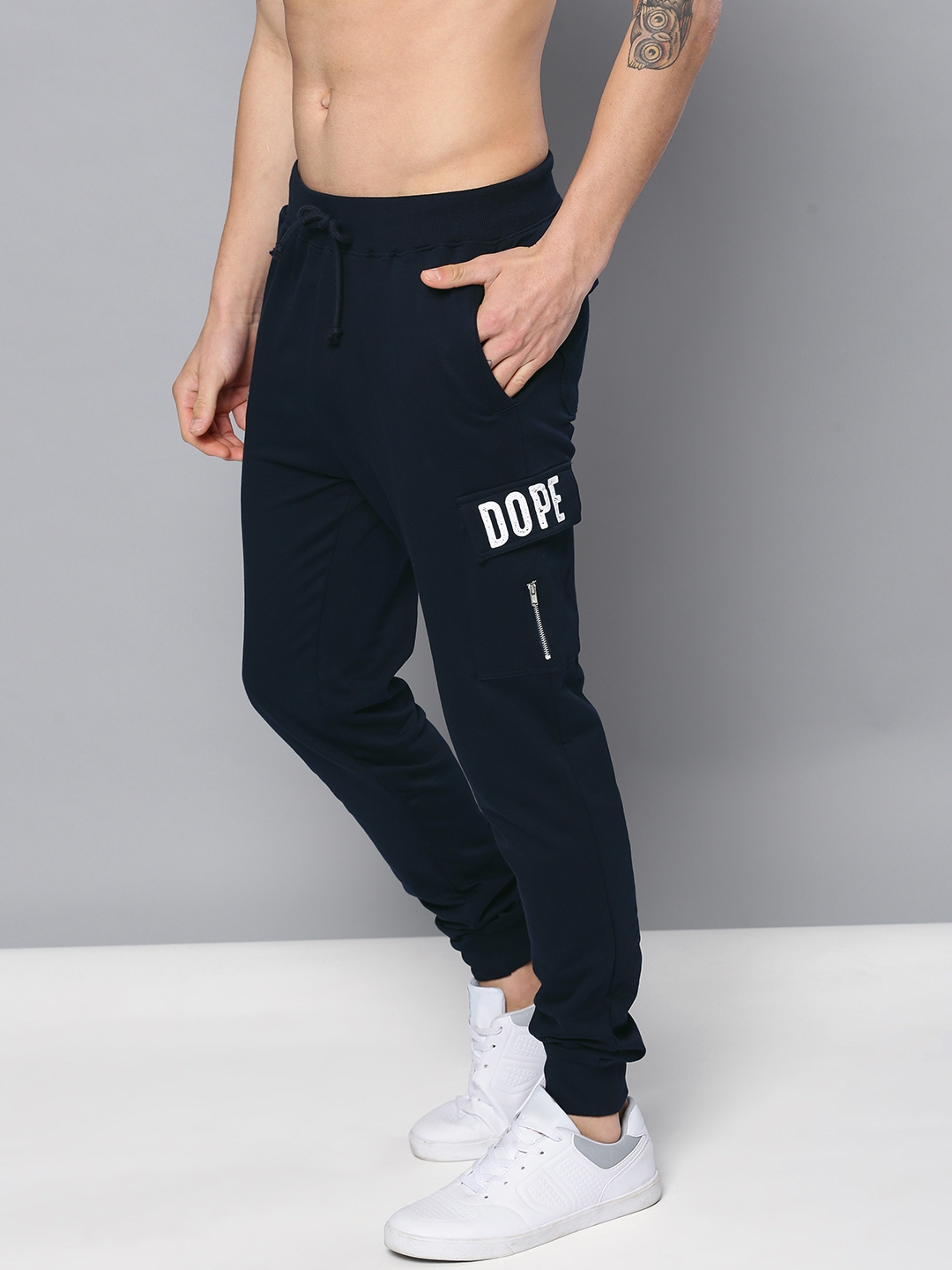 solid men's track pants