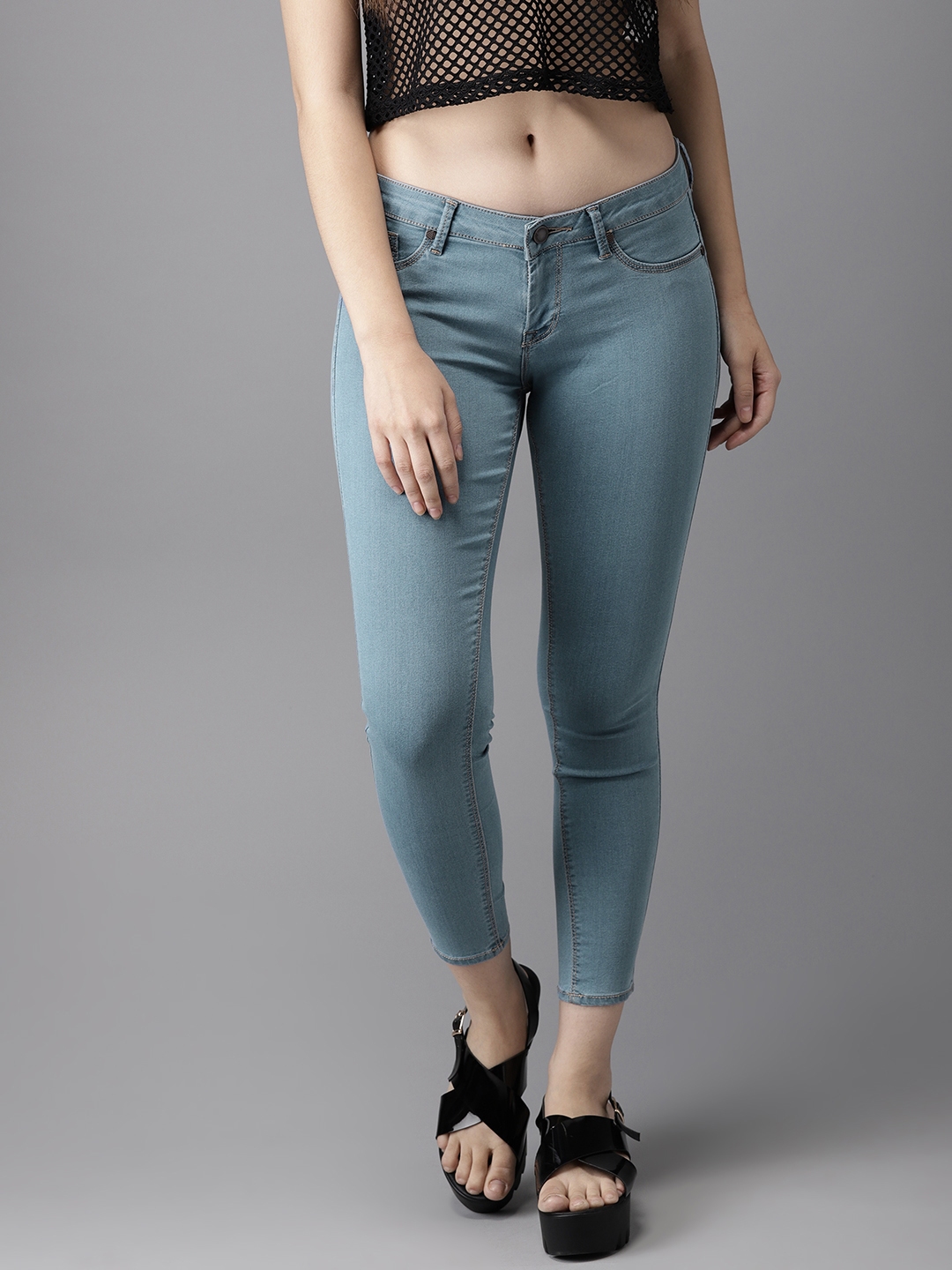 women's jeans jeggings on myntra