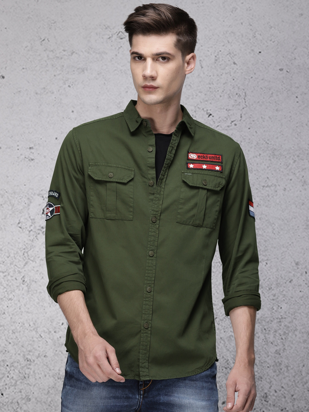 green ecko shirt