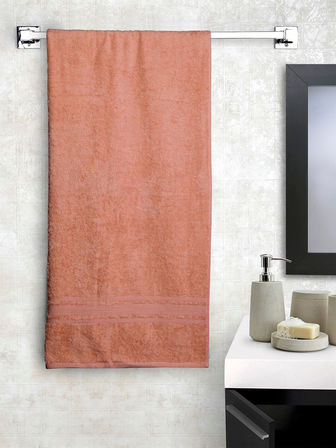Buy Lushomes Rust Solid Bath Towel Bath Towels for Unisex 4450919