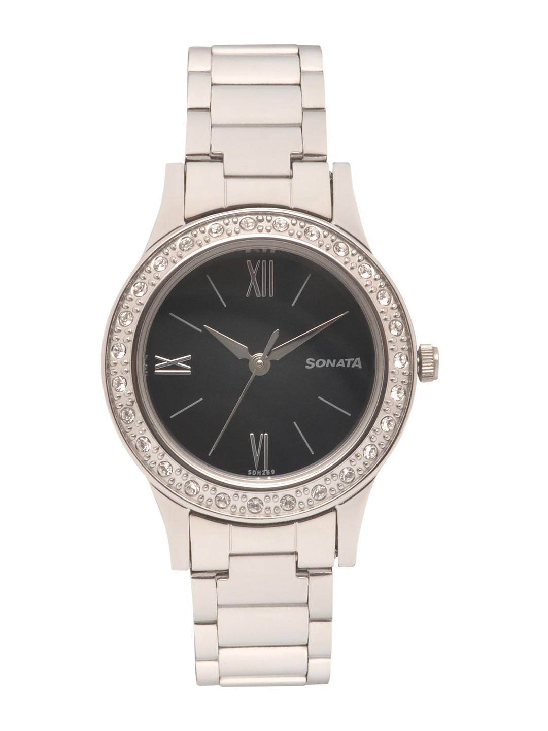 Buy Sonata Stardust Women Black Analogue Watch NL8123SM02 Watches for