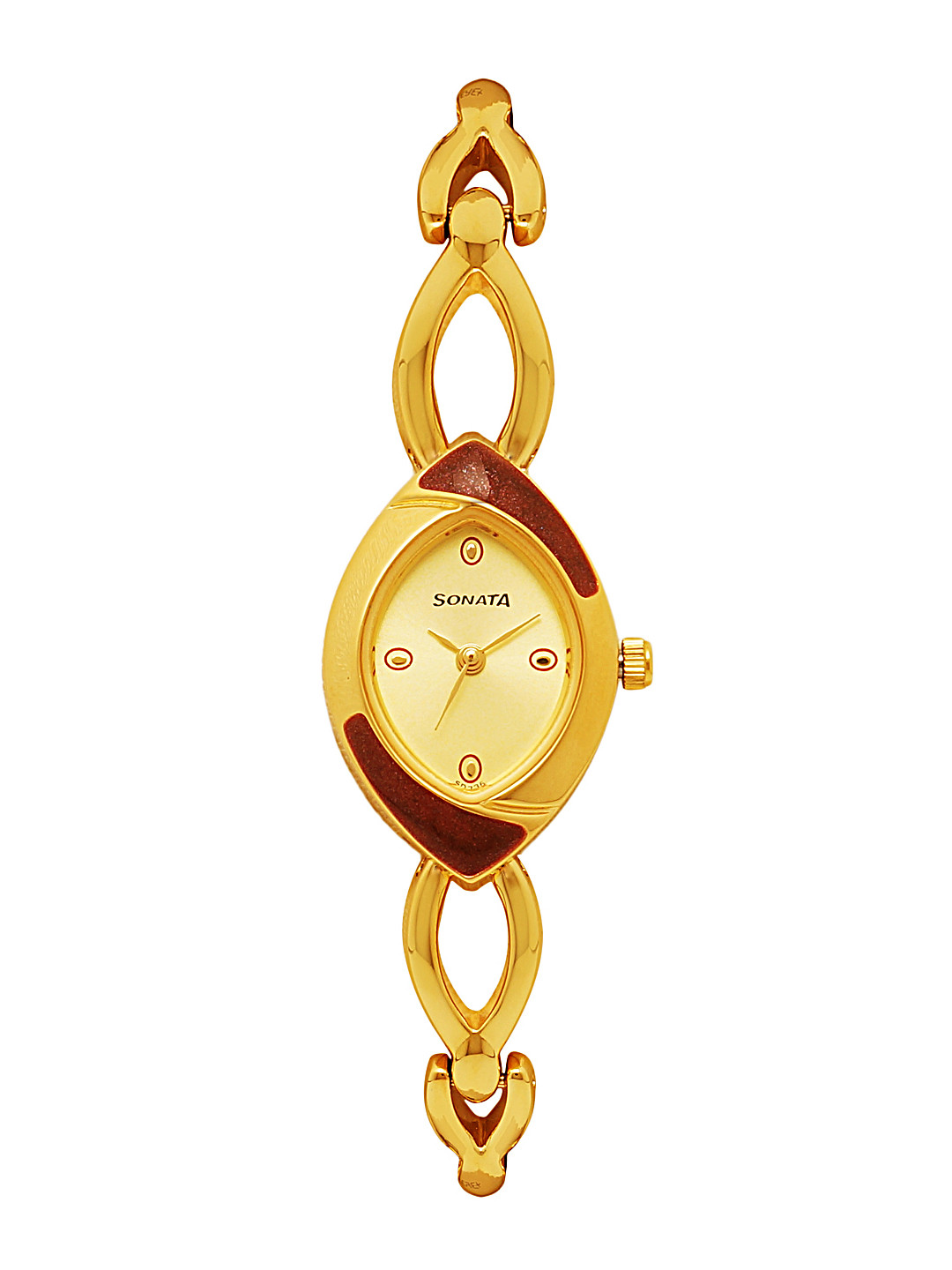 Buy Sonata Women Gold Toned Analogue Watch Watches for Women 4451893