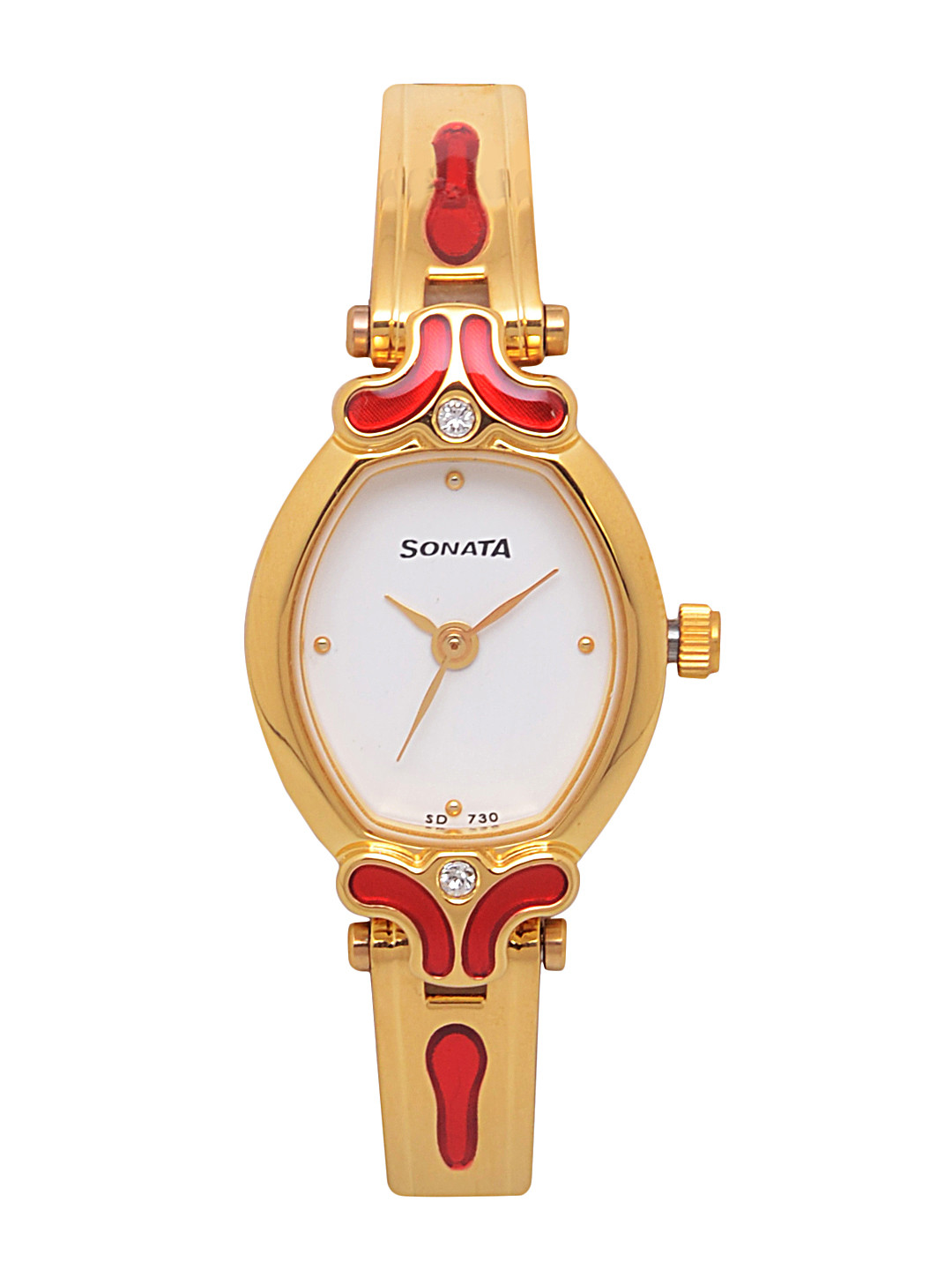 Buy Sonata Women White Analogue Watch NK8068YM04 Watches for Women