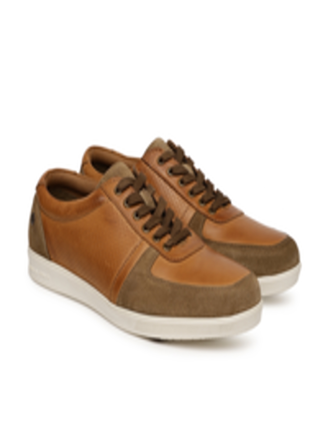 Buy Jack & Jones Men Tan Sneakers - Casual Shoes for Men 4452747 | Myntra