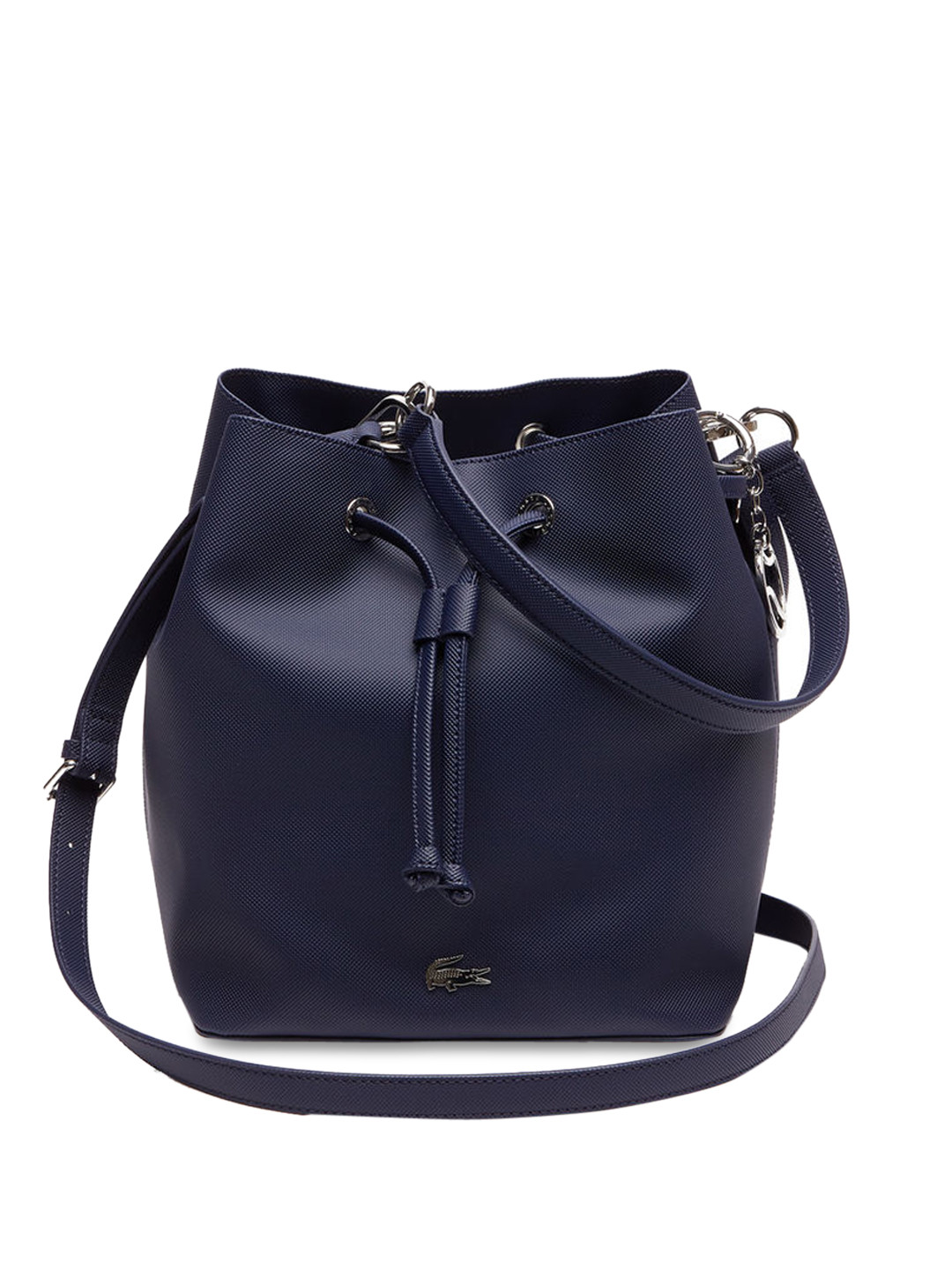 Buy Lacoste Blue Solid Shoulder Bag Handbags for Women 4453636 Myntra