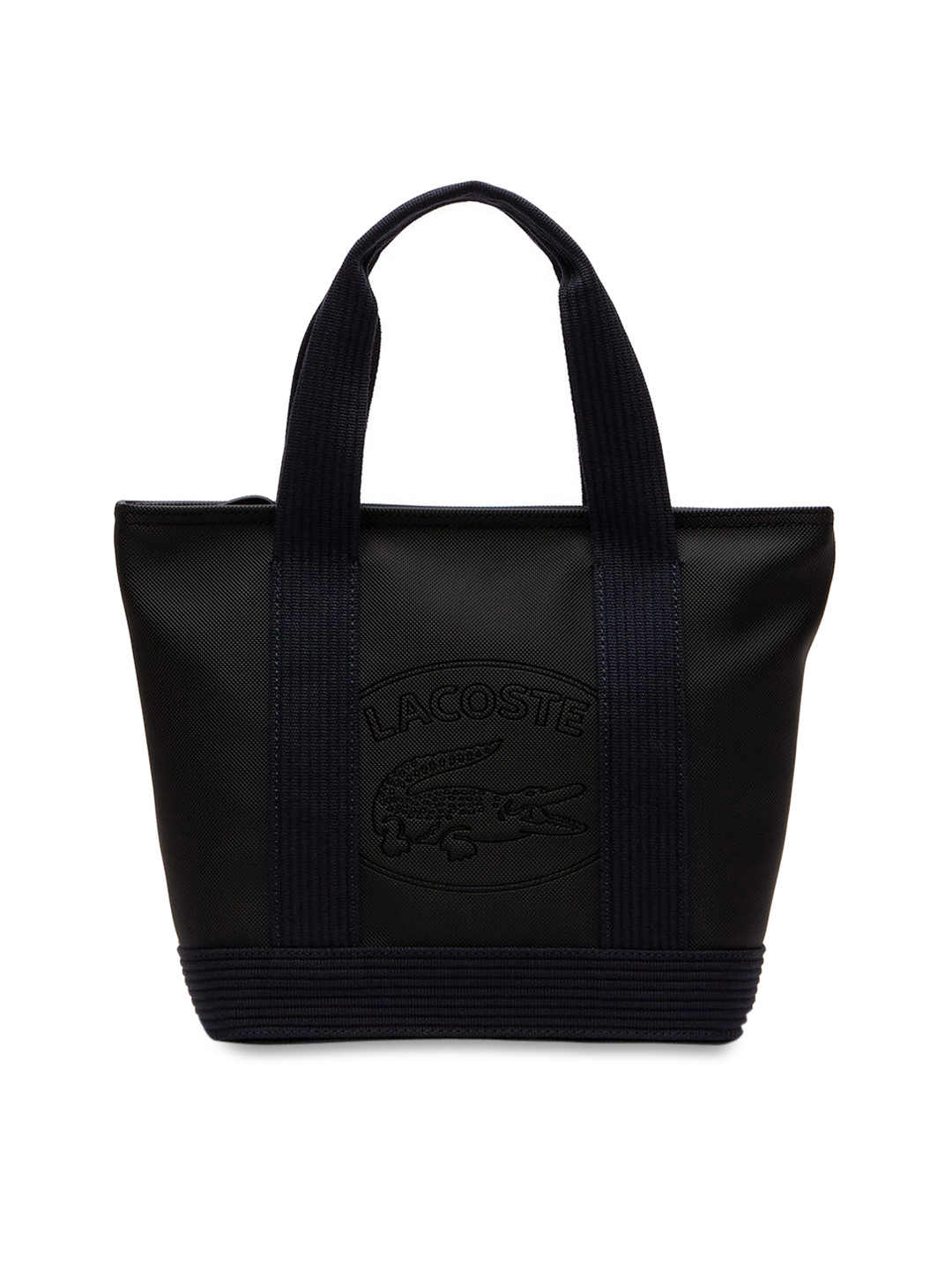 Buy Lacoste Black Solid Tote Bag Handbags for Women 4453661 Myntra