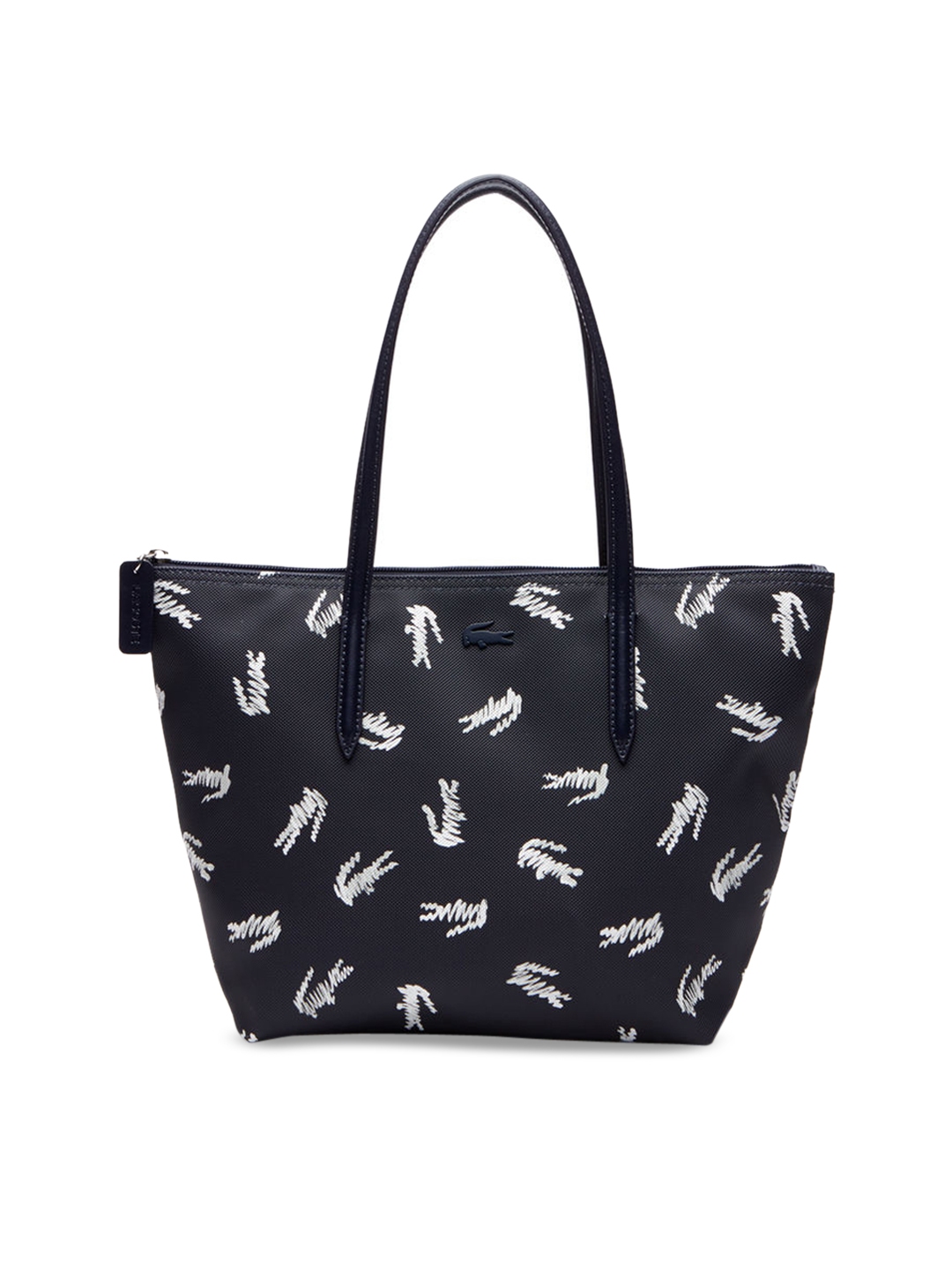 Buy Lacoste Blue Printed Tote Bag - Handbags for Women 4453663 | Myntra