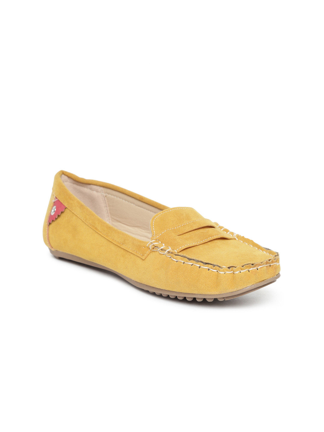 Buy Catwalk Women Mustard Yellow Loafers Casual Shoes for Women