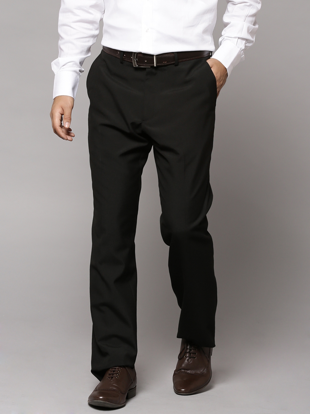 black formal trousers
