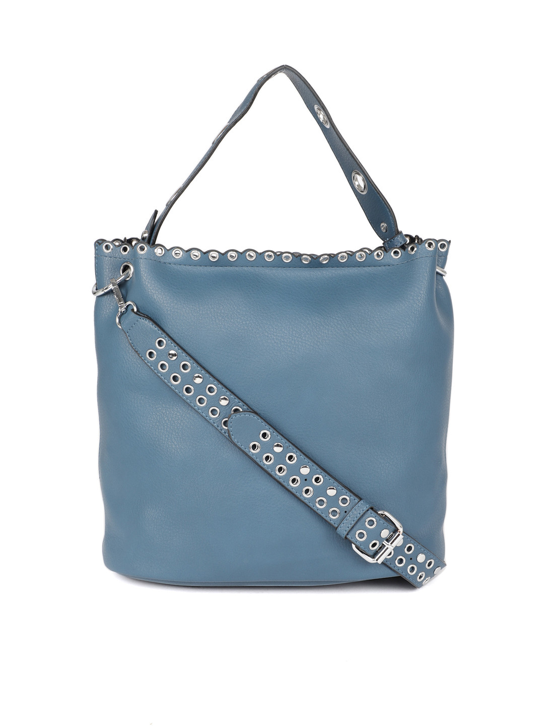 Buy Roadster Blue Solid Hobo Bag Handbags for Women 4606144 Myntra