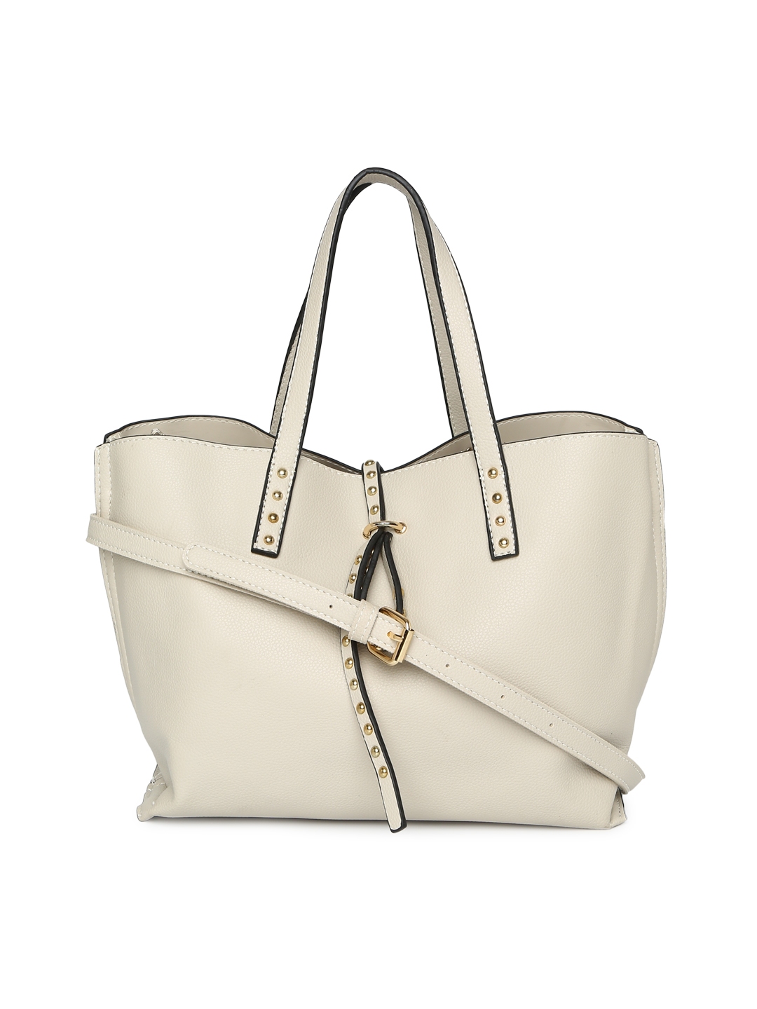 Buy Roadster Off White Solid Shoulder Bag - Handbags for Women 4606156 ...