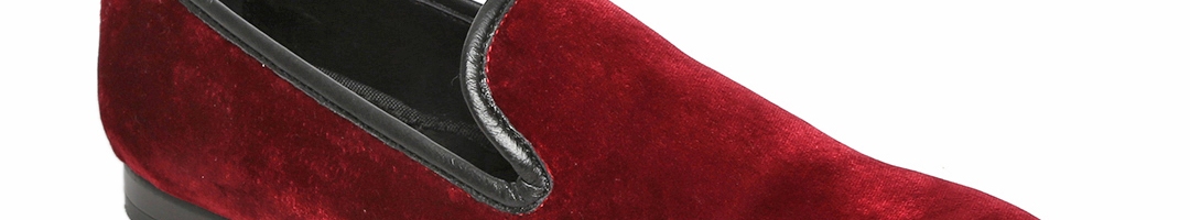 Buy BARESKIN Men Red Velvet Casual Shoes - Casual Shoes for Men 4610103 ...
