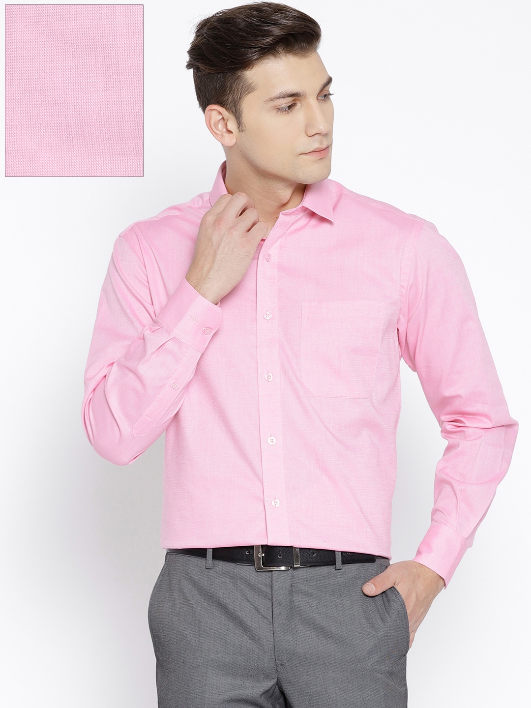 formal pink shirt for men