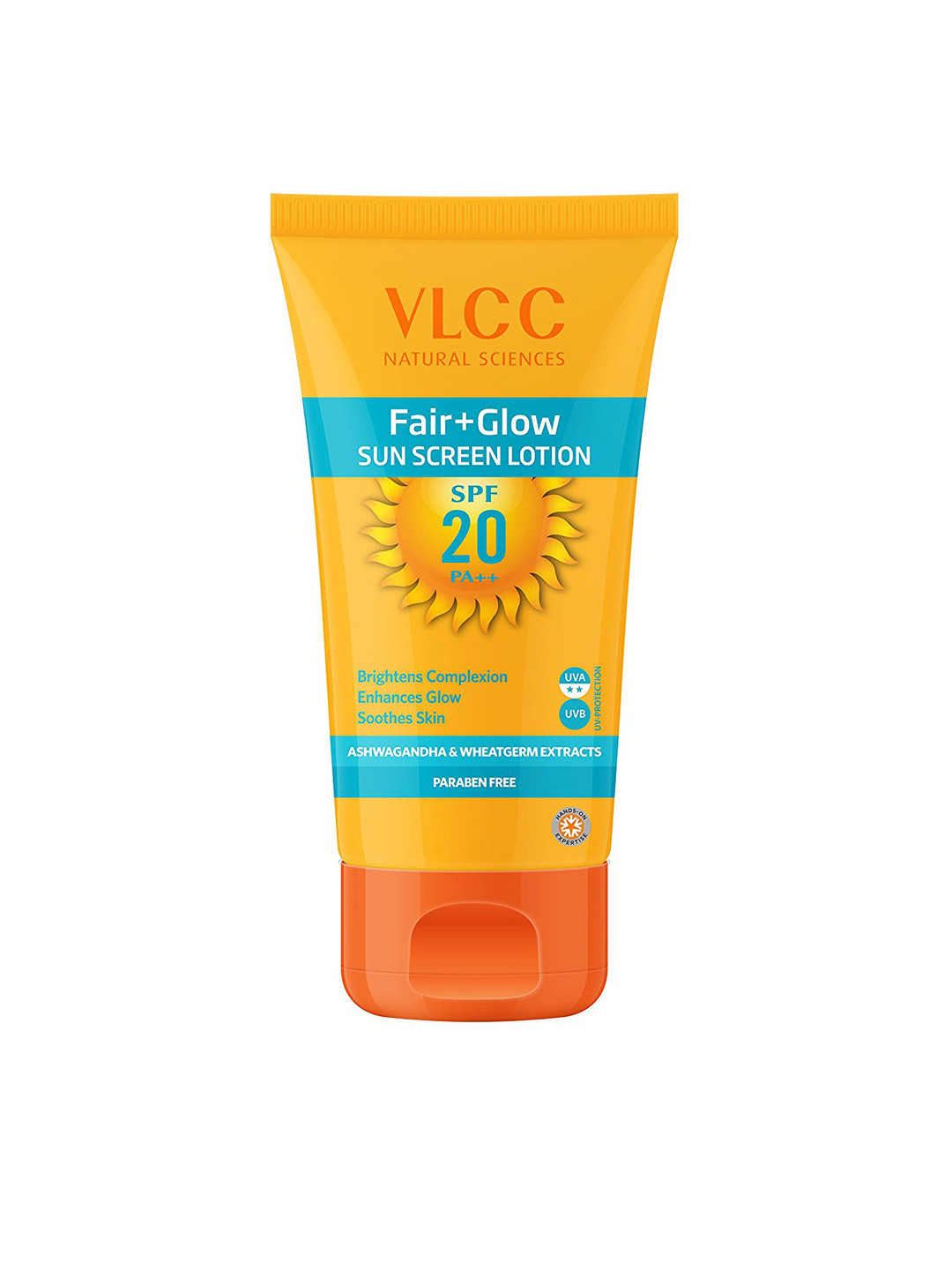Buy VLCC Unisex Fair+Glow SPF 20 PA++ Sunscreen Lotion 50 Ml Face