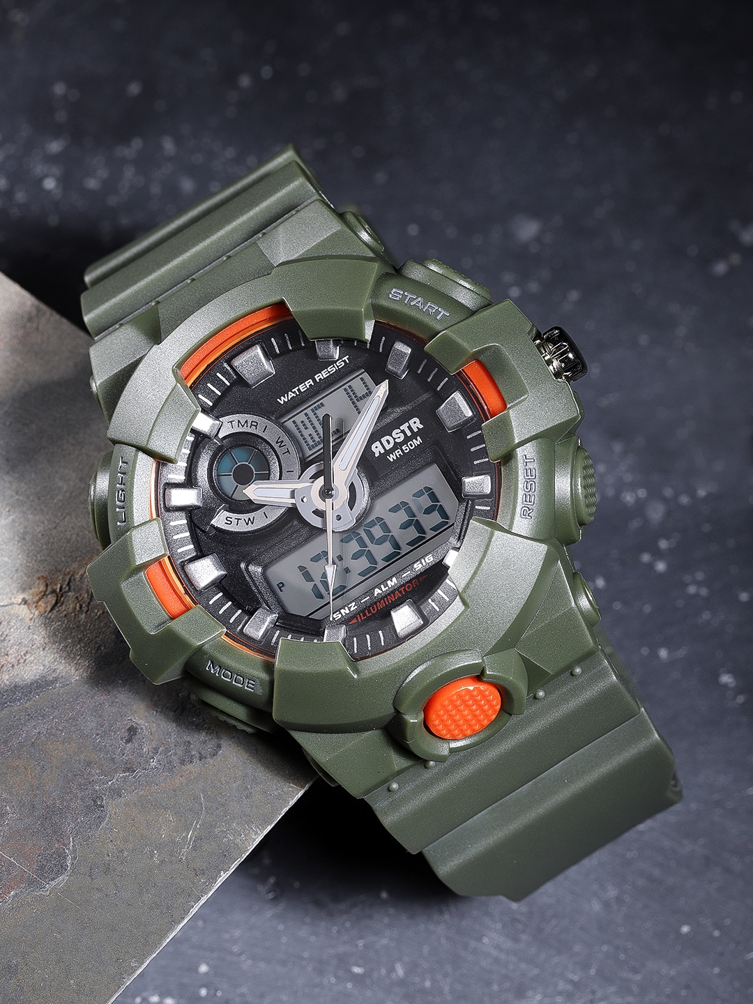 roadster analogue and digital watch