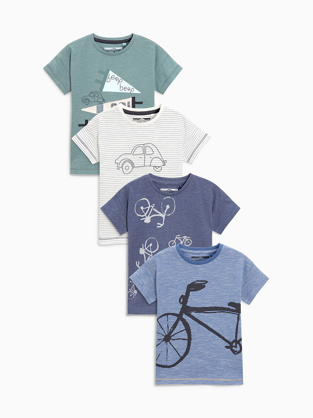 T-shirt Next Garçon 5-6 Ans – Bleu, Manches Longues, Coton, Avec Capuche (occasion)