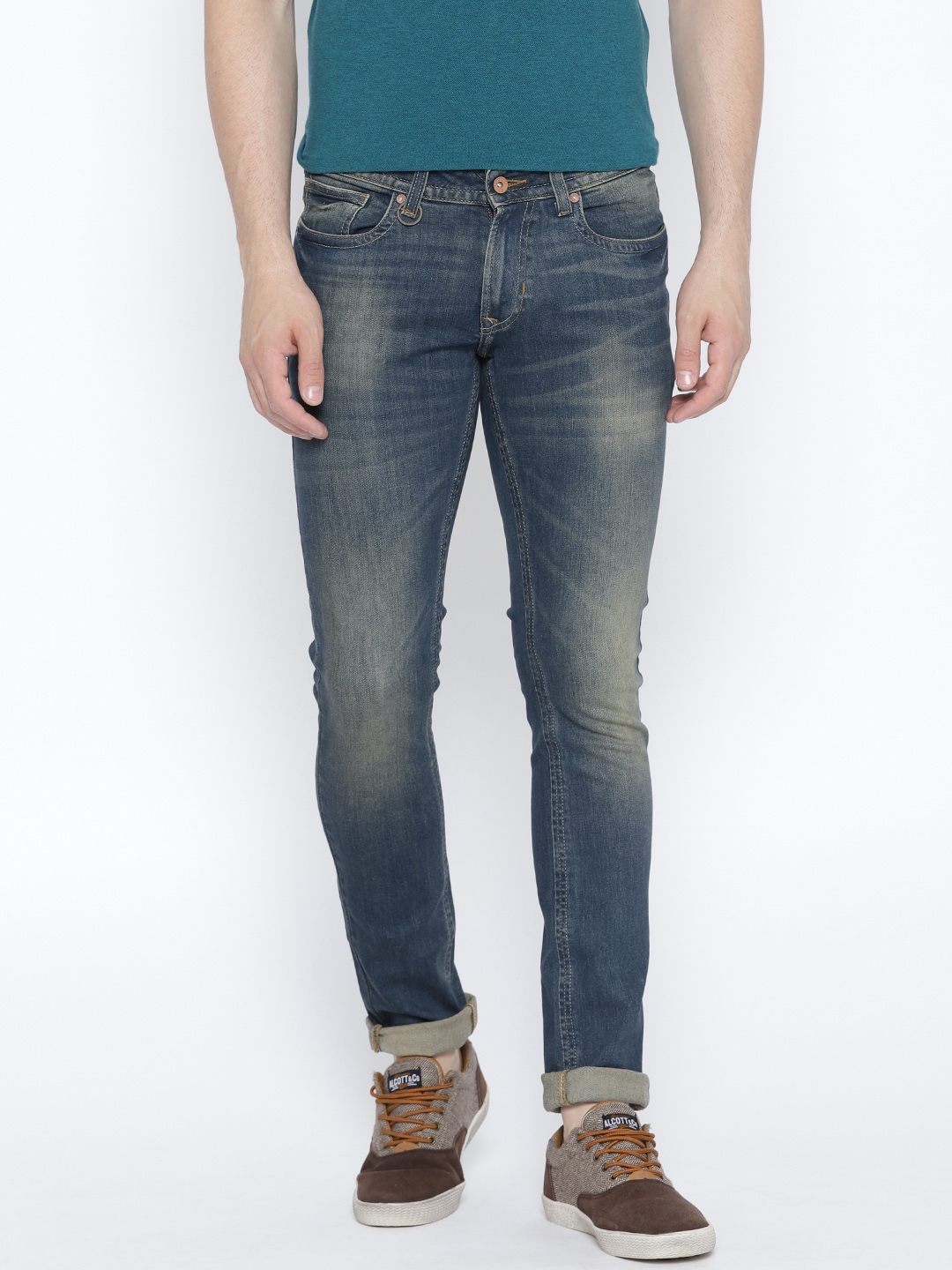 peter england black jeans