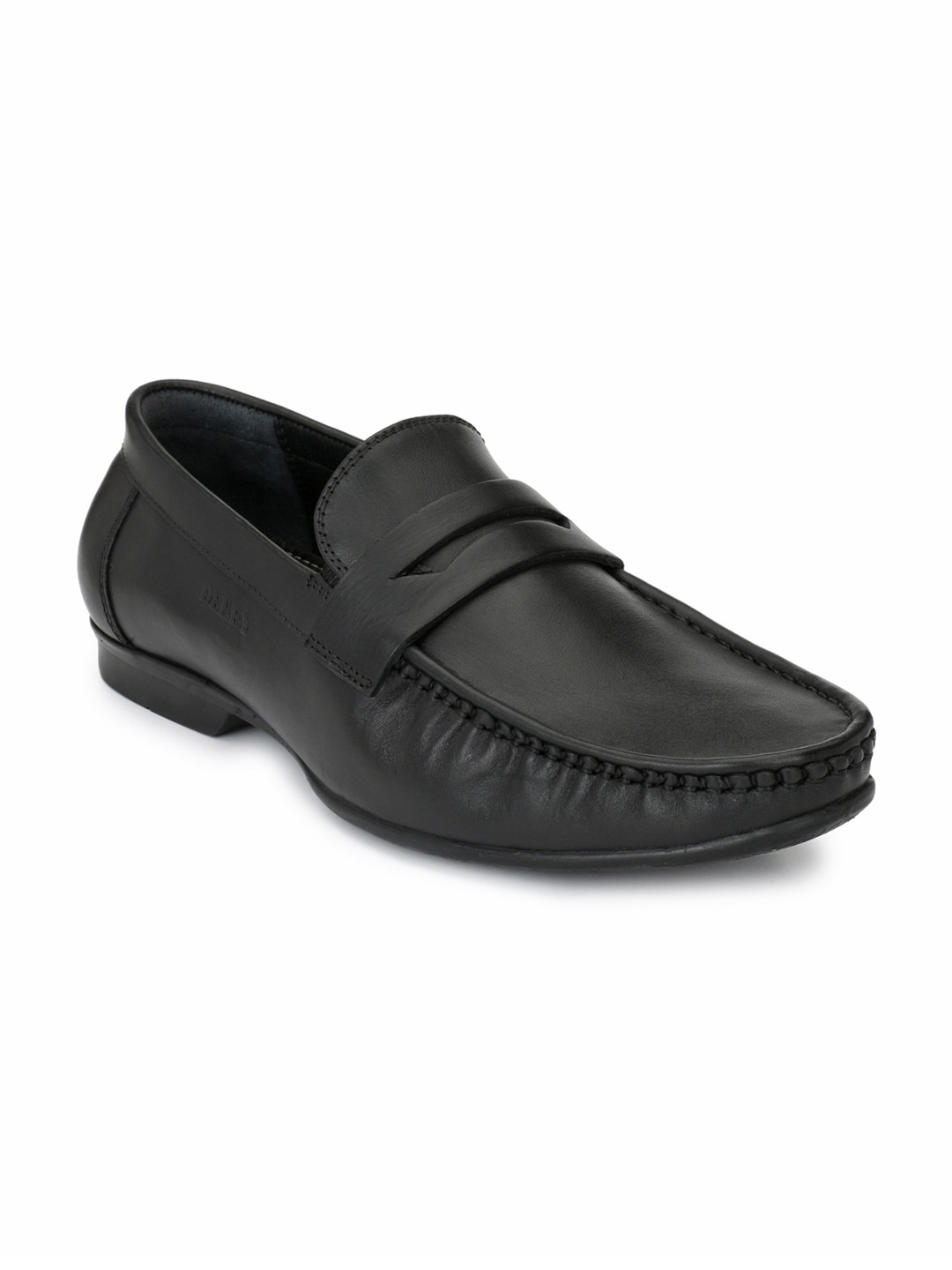 Buy Derby Men Leather Black Loafers Casual Shoes for Men 4692553 Myntra
