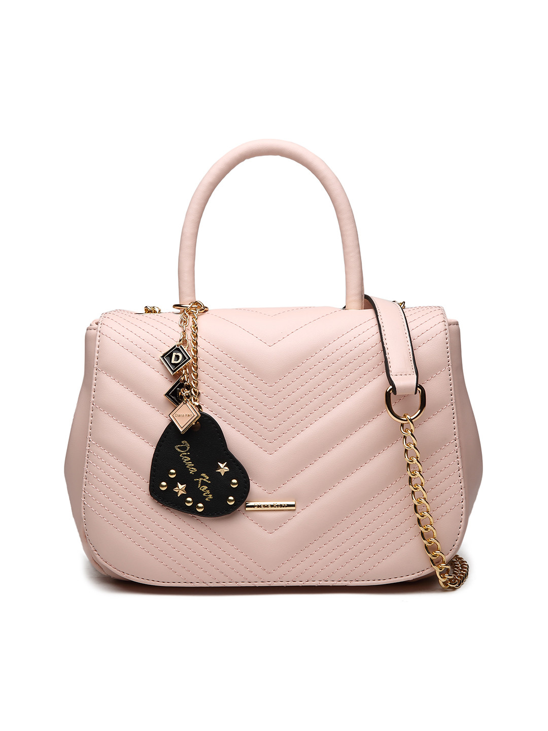 Buy Diana Korr Pink Solid Sling Bag Handbags for Women 4699929 Myntra